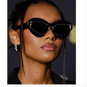 Cat Eye Sunglasses Women 2024 Luxury Brand Designer Vintage Y2k Punk Sun Glasses